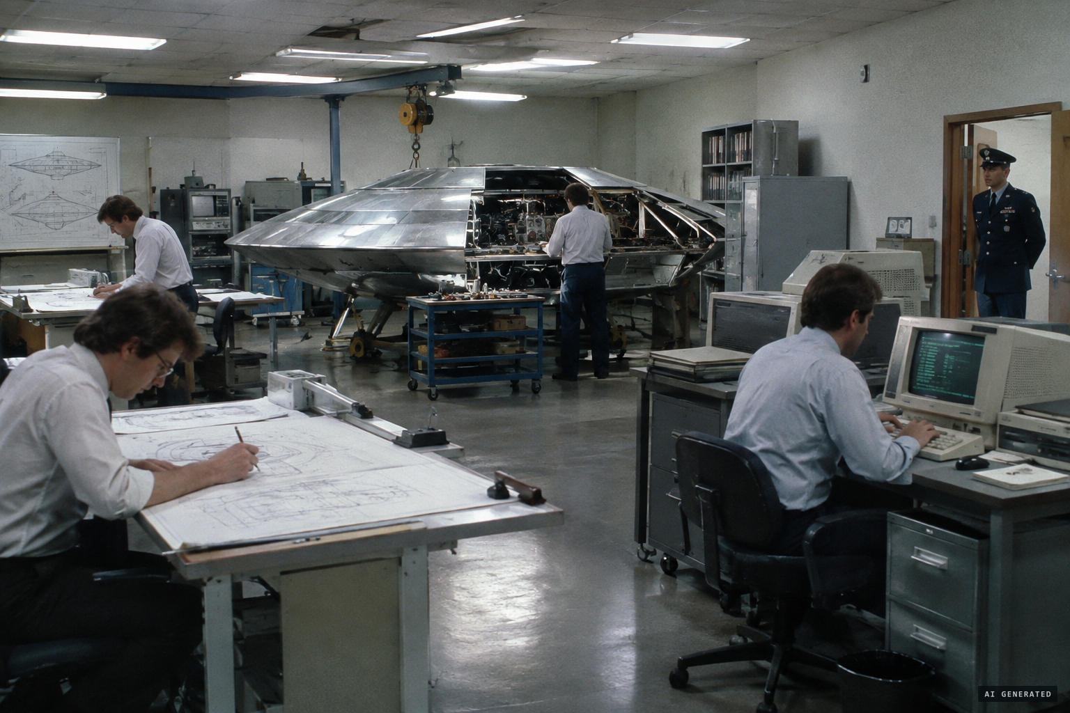 Isaac's CARET lab, where civilian scientists worked under military oversight