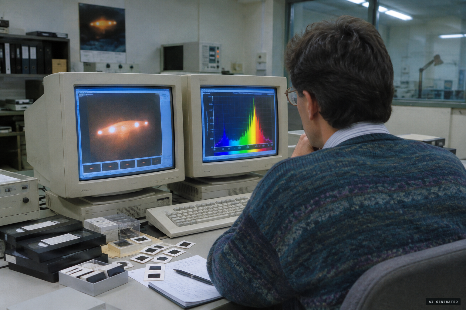 Private analysts study the images and the light spectrum
