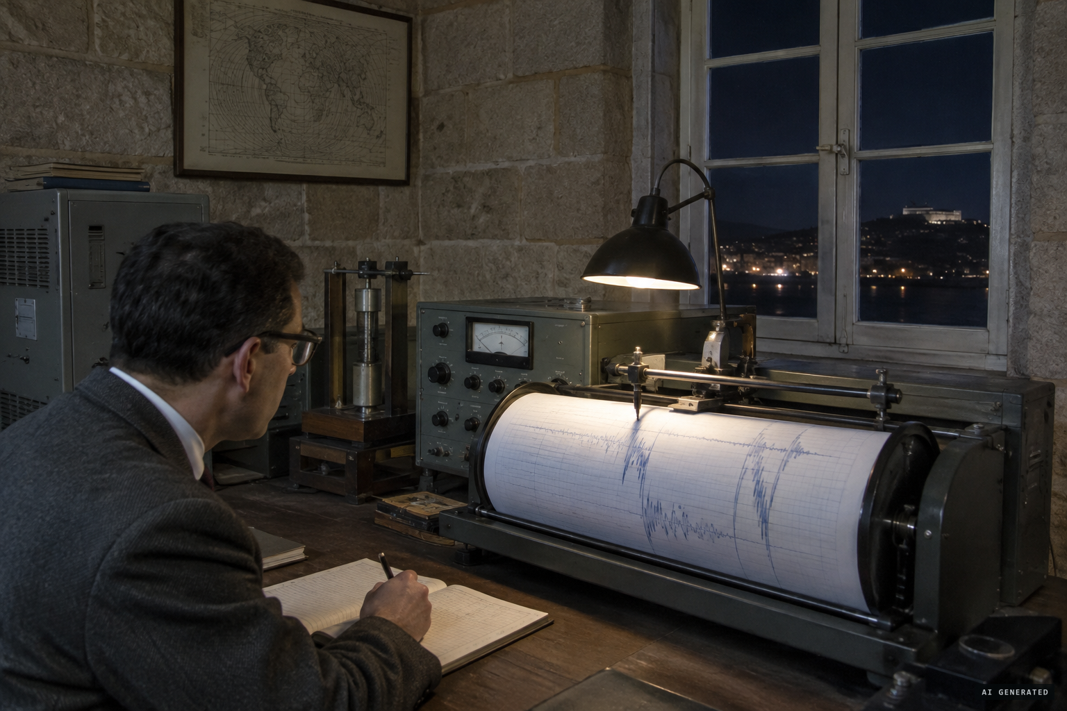 The Coimbra Geophysical Institute reportedly records magnetic variations