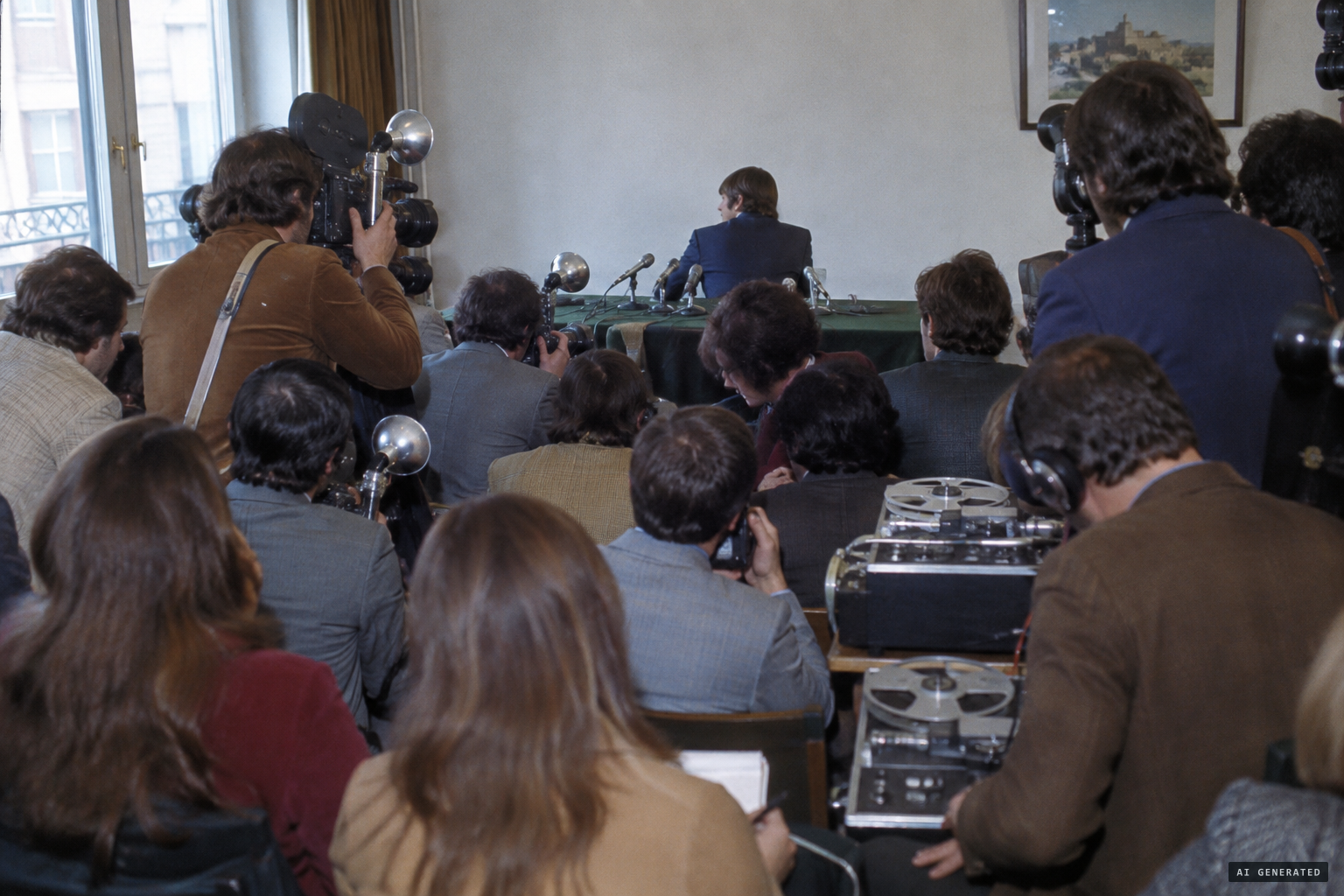 At a press conference, Fontaine says only: "It was nice"