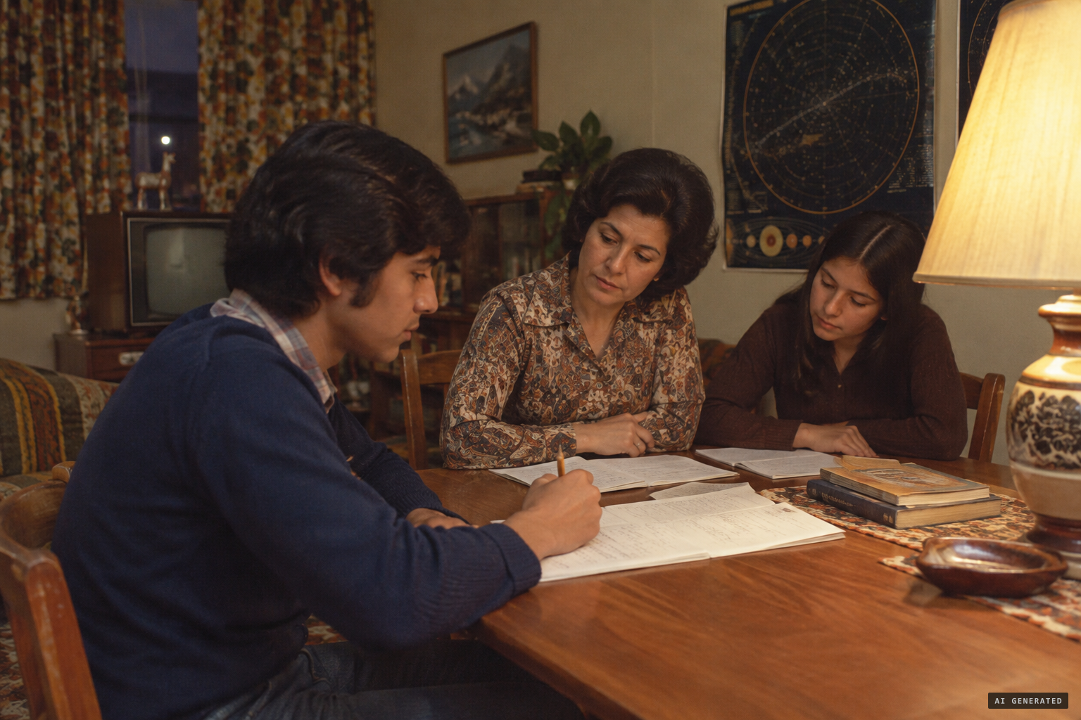 The Paz family tries automatic writing in Lima, and the first message from 'Oxalc' arrives