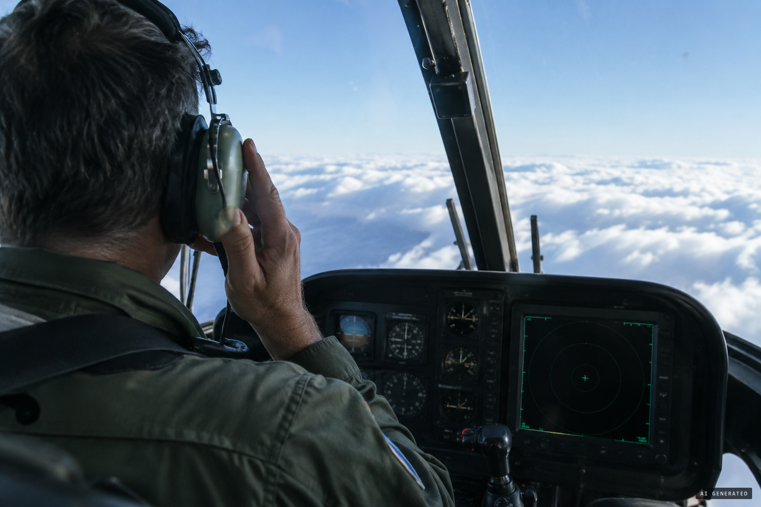Radio calls go unanswered and no radar detects the object