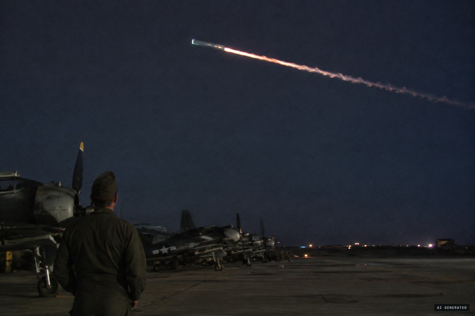 At Robins AFB, Walter Massey sees a cylindrical object trailing fire