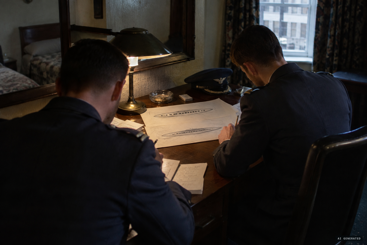 Chiles and Whitted sign statements and draw sketches in Atlanta