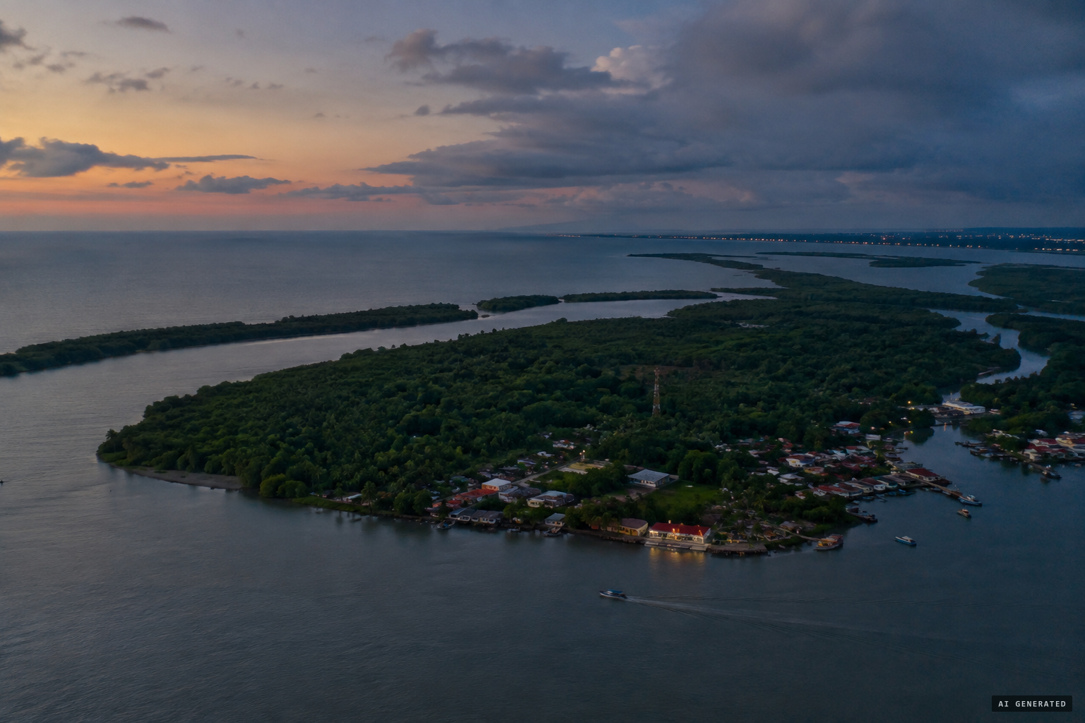 Colares, an island in the Bay of Marajó, where the 1977 wave of lights culminated