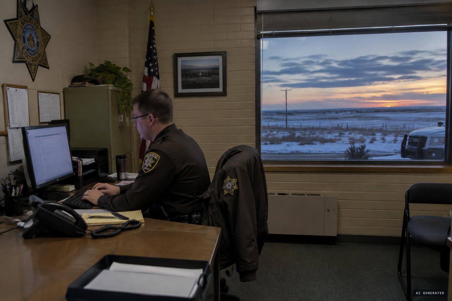 The Phillips County Sheriff's Office posts a notice about night-time sightings