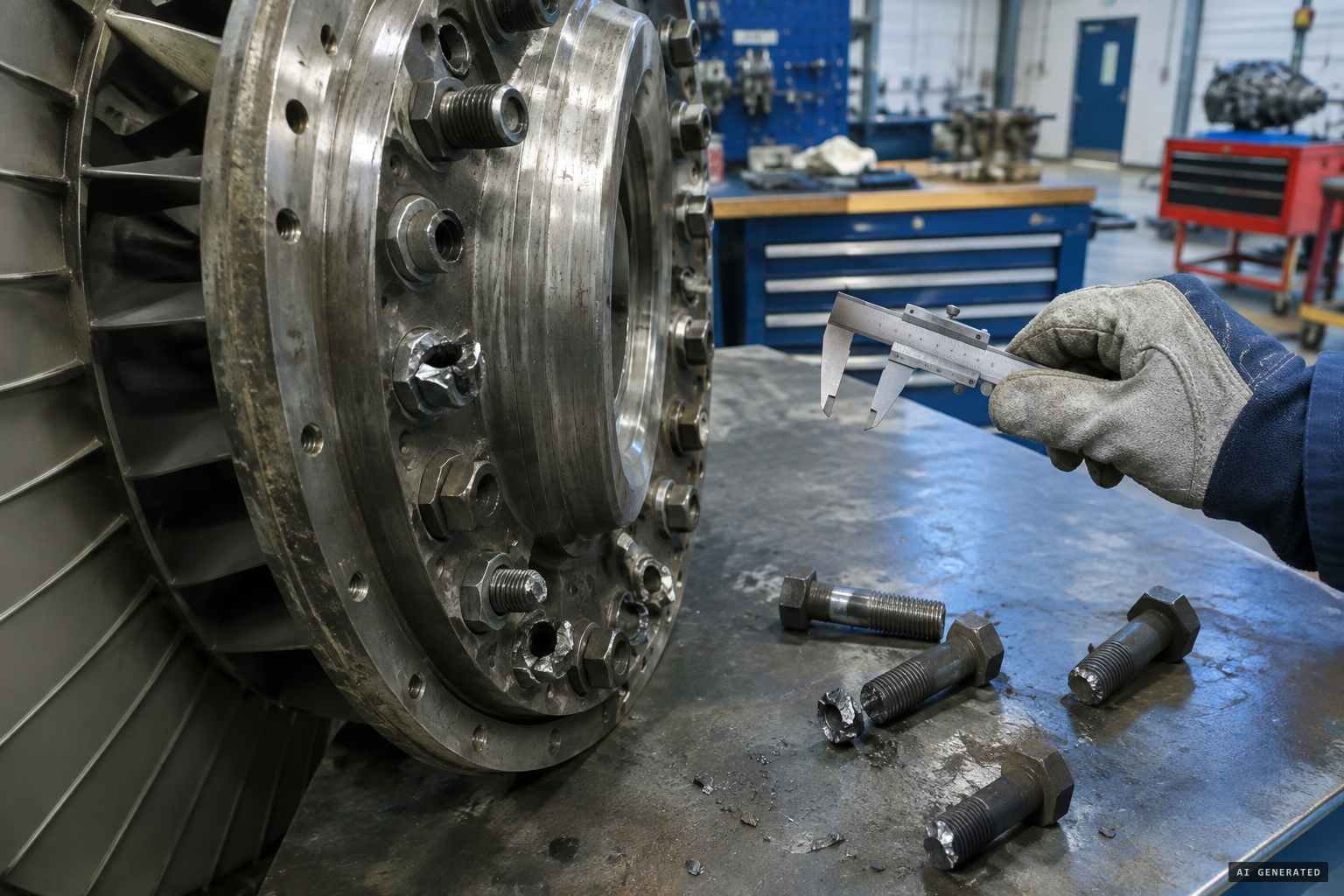 Enercon's interim report: the bolts holding the blade to the hub had failed