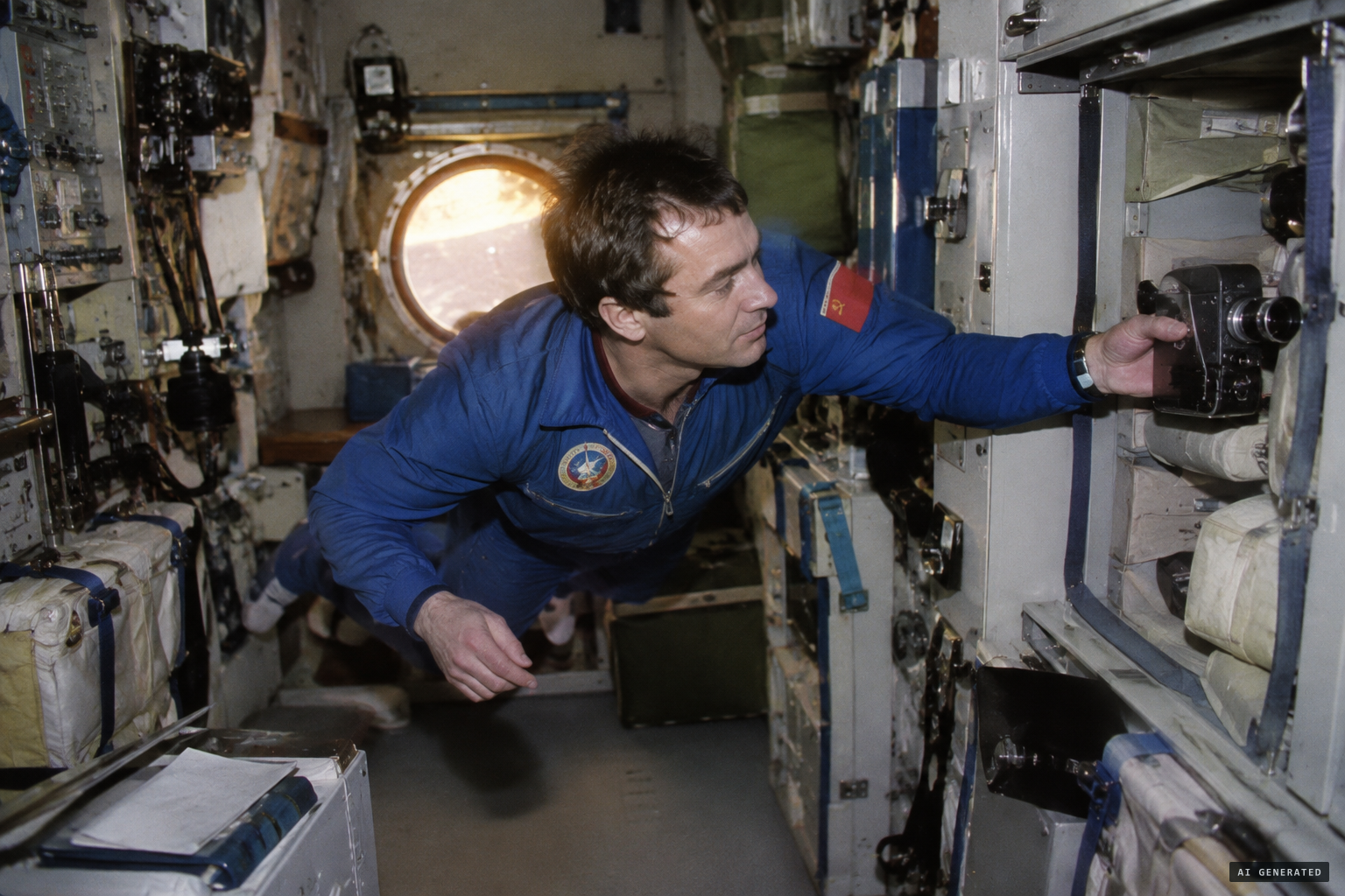 Savinykh is sent for a camera, too late to photograph the object