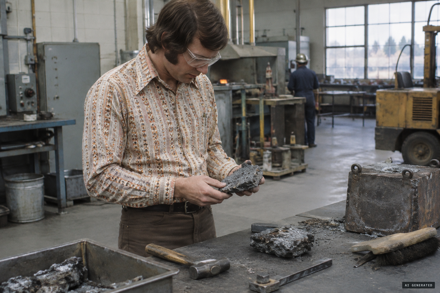 Griffin Pipe Products identifies the sample as carbon steel