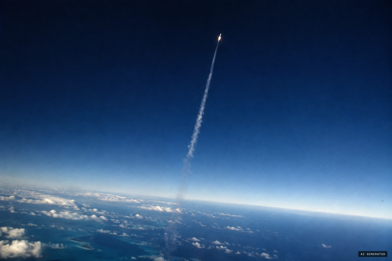 The sphere accelerates, climbs above 98,000 feet and heads toward South America