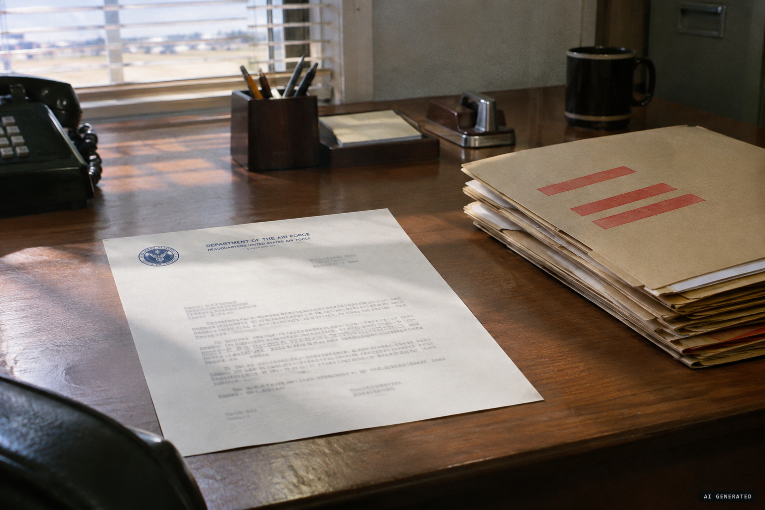 The Air Force can neither confirm nor deny, listing ten classified documents from 1978