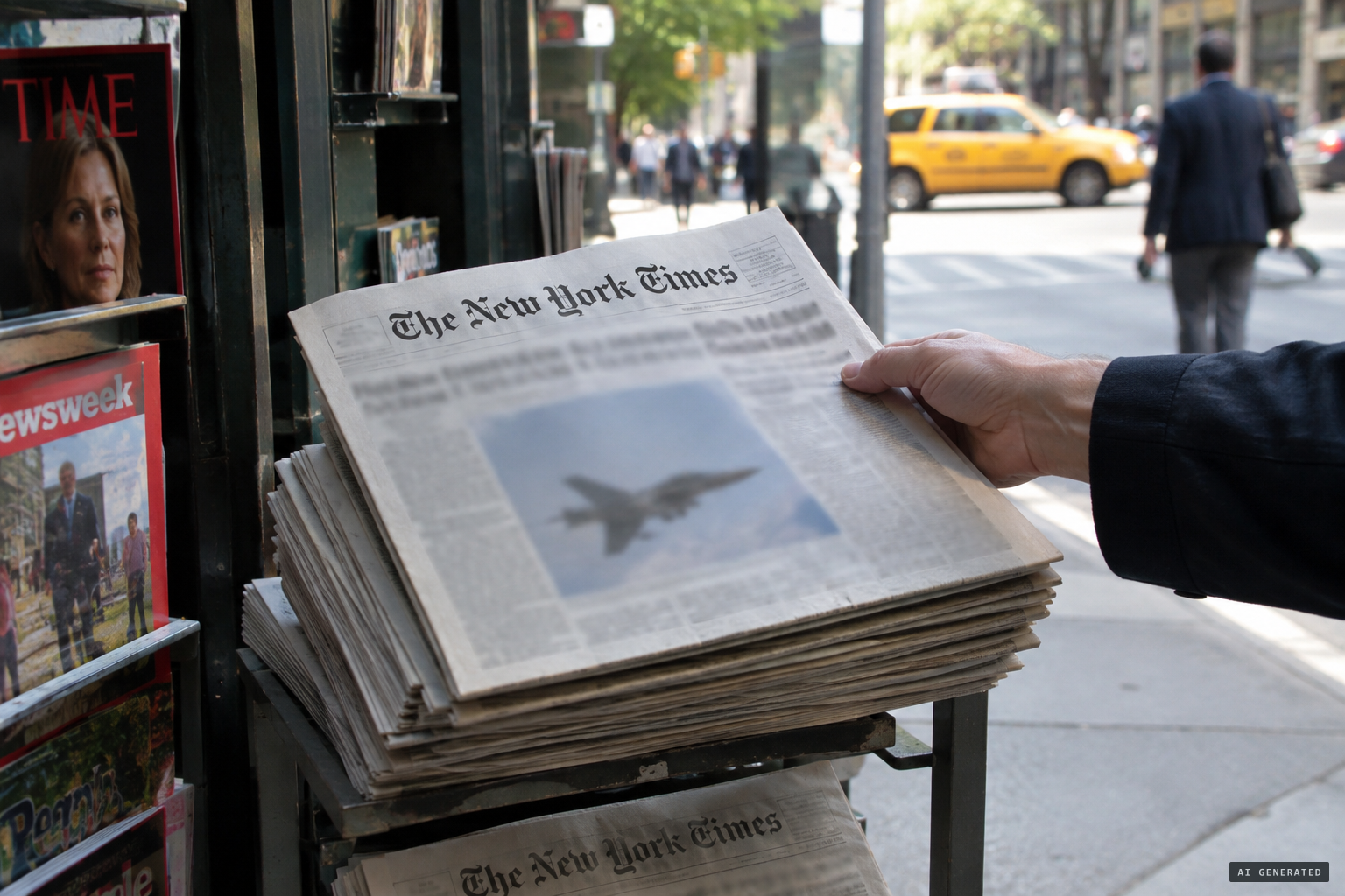 The story breaks in The New York Times
