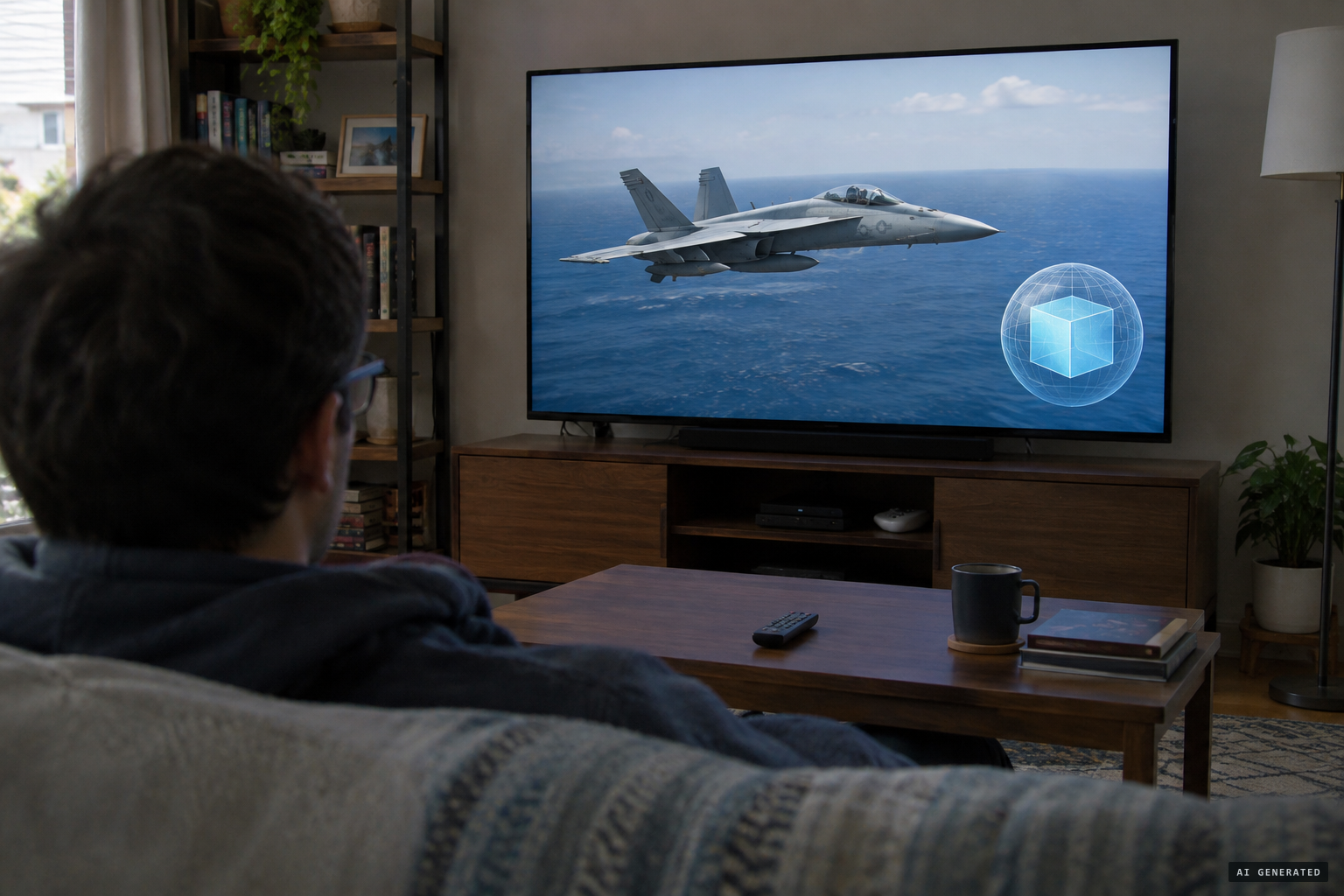 The cube inside a sphere reaches television and beyond