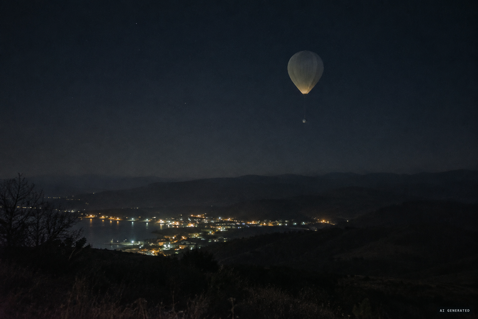 The sceptics' explanation: a drifting reconnaissance balloon with a self-destruct charge