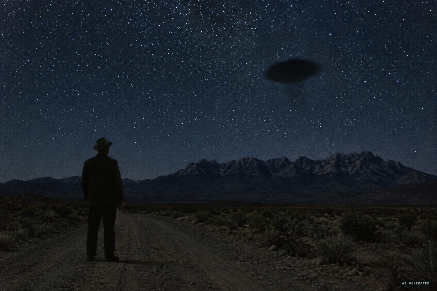 The stars begin to go out as something dark comes down.
