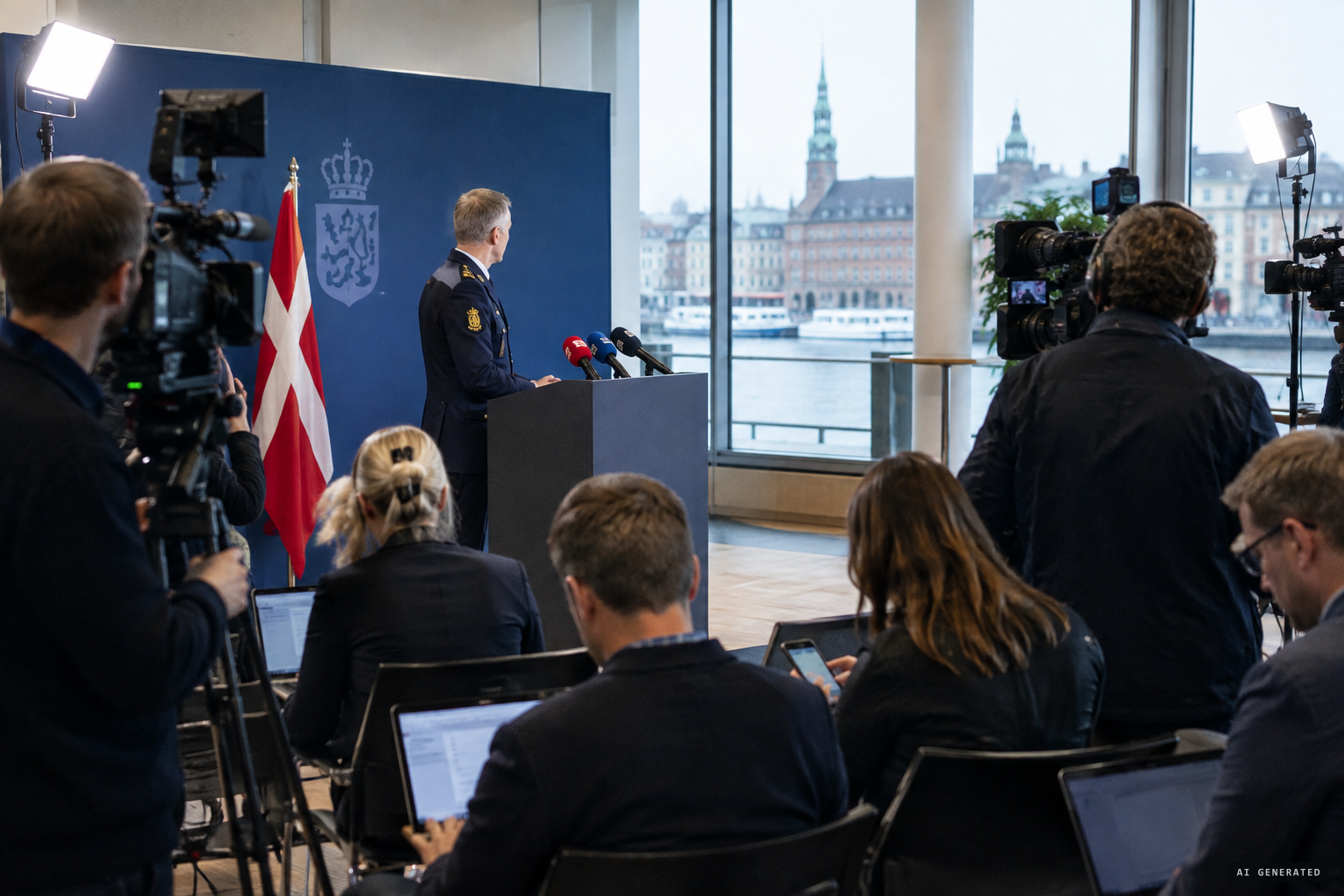 Chief Superintendent Jens Jespersen: "a capable actor"