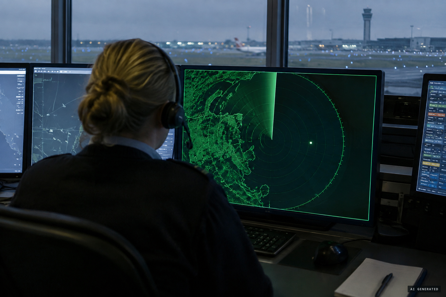 One radar picks up an object moving at about 100 km/h over the Øresund