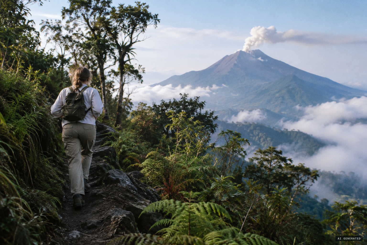 Debbie Martyr climbs Mount Kerinci, where she first hears of the orang pendek