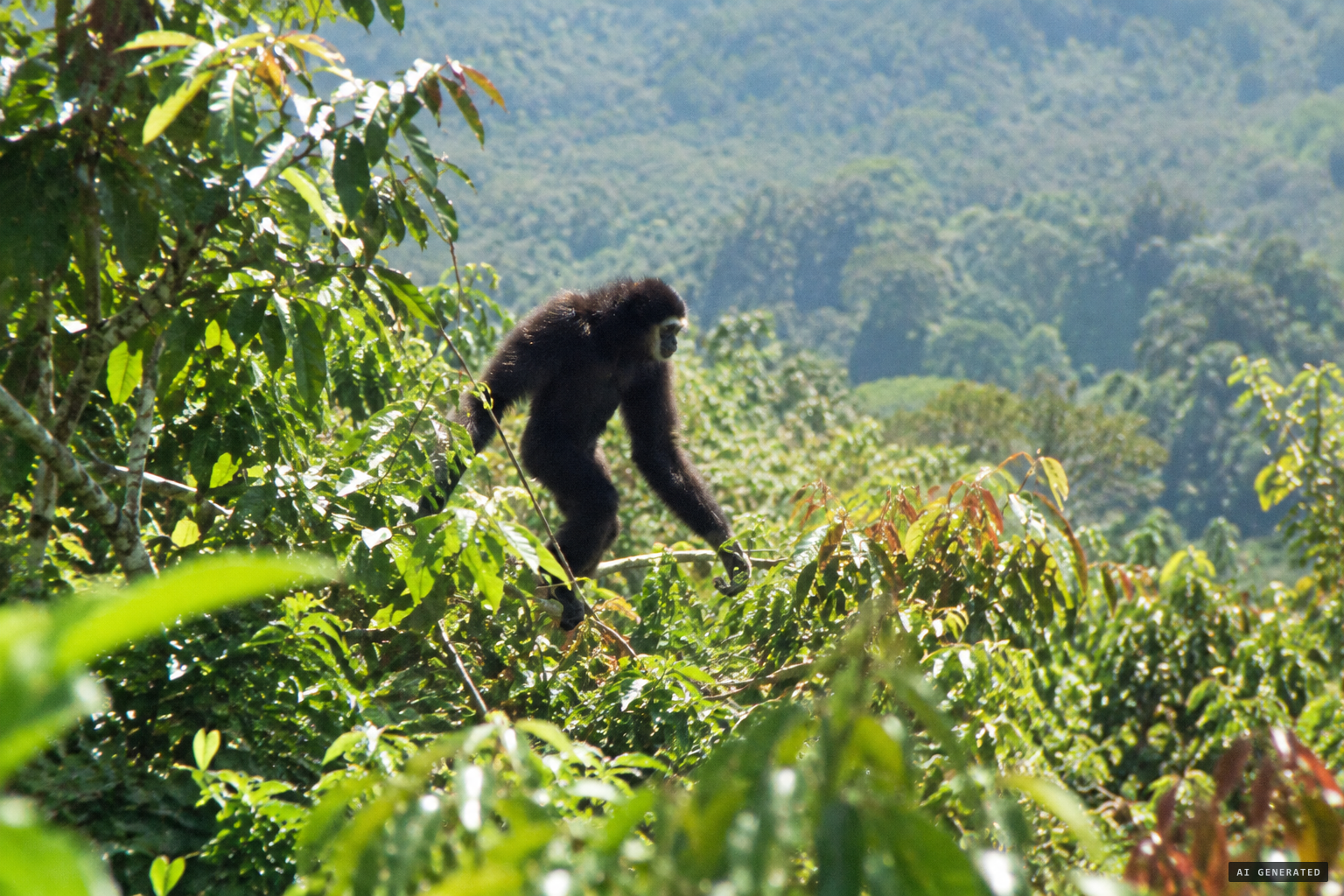 Small yet immensely strong — 'a siamang or an agile gibbon on steroids'