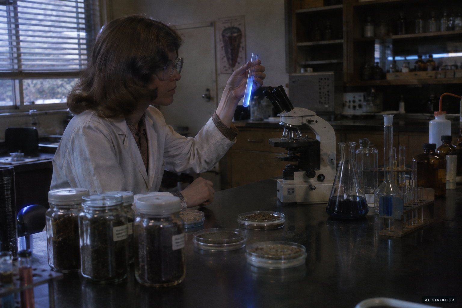Laboratory analyses of the Delphos ring soil