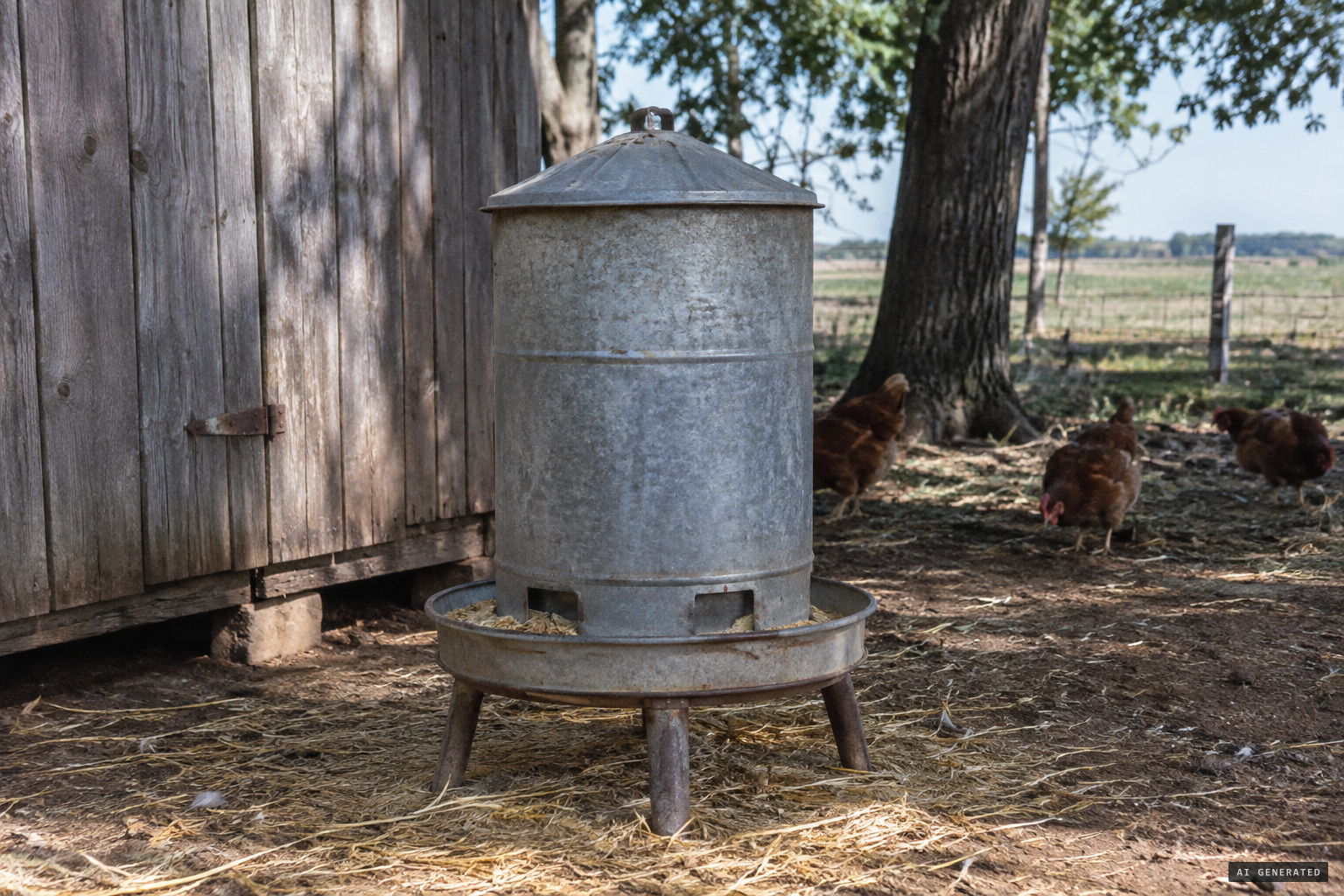 Sceptics' explanation: a feeder that stood on the spot for years