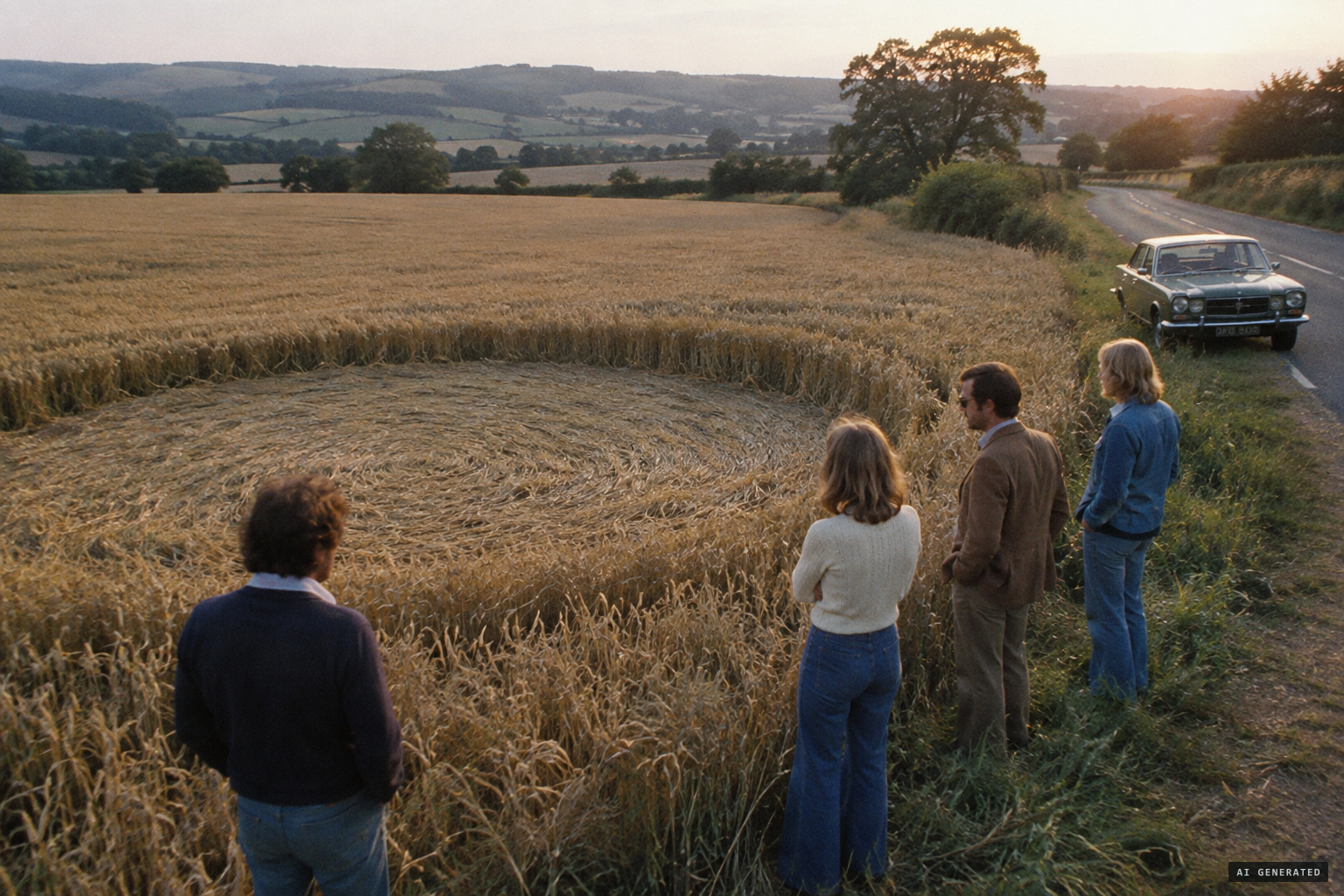 Their first circle in the Punch Bowl at Cheesefoot Head makes the news