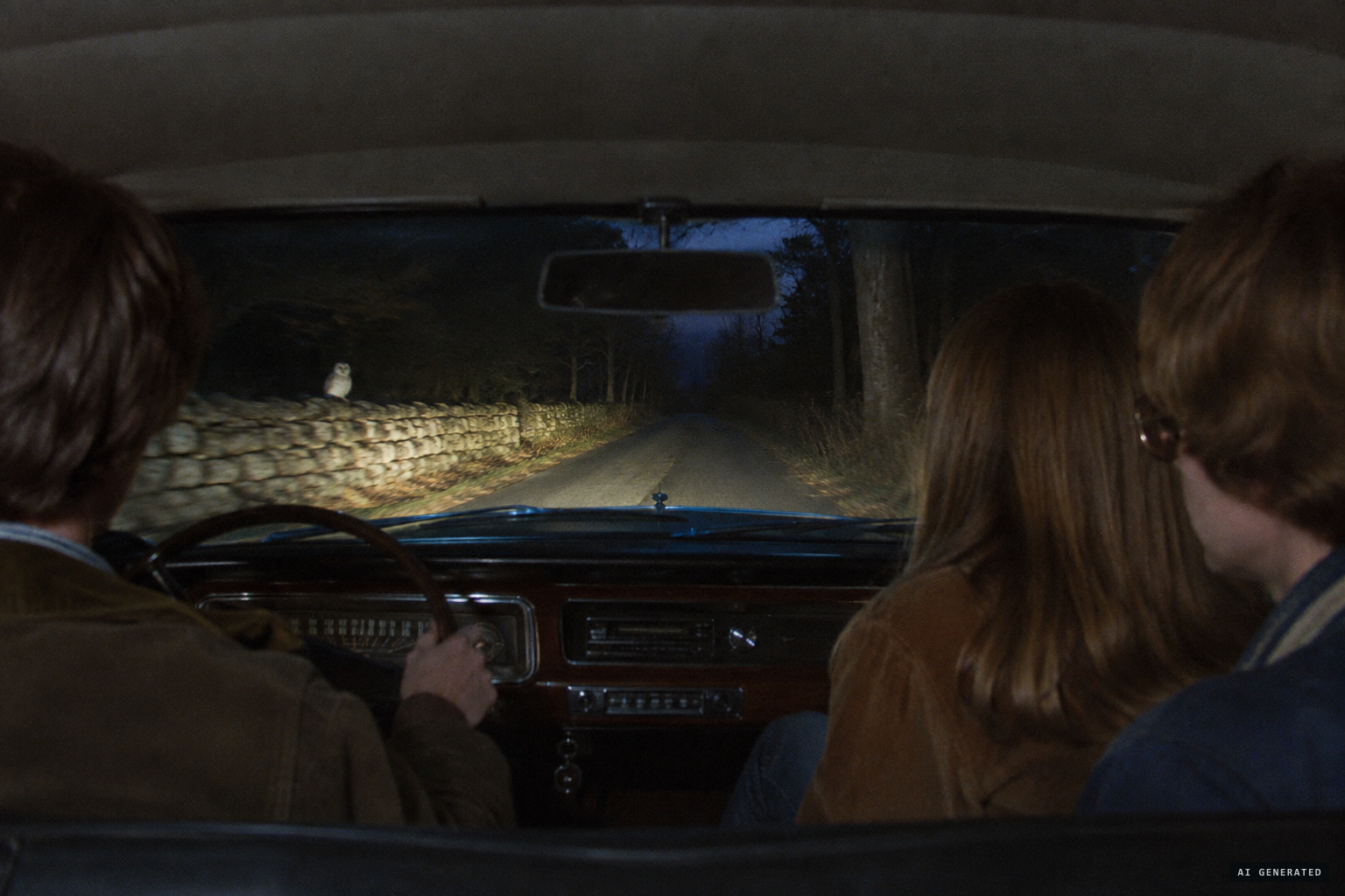 Driving north on Farm Street, Bill Bartlett spots something on the stone wall