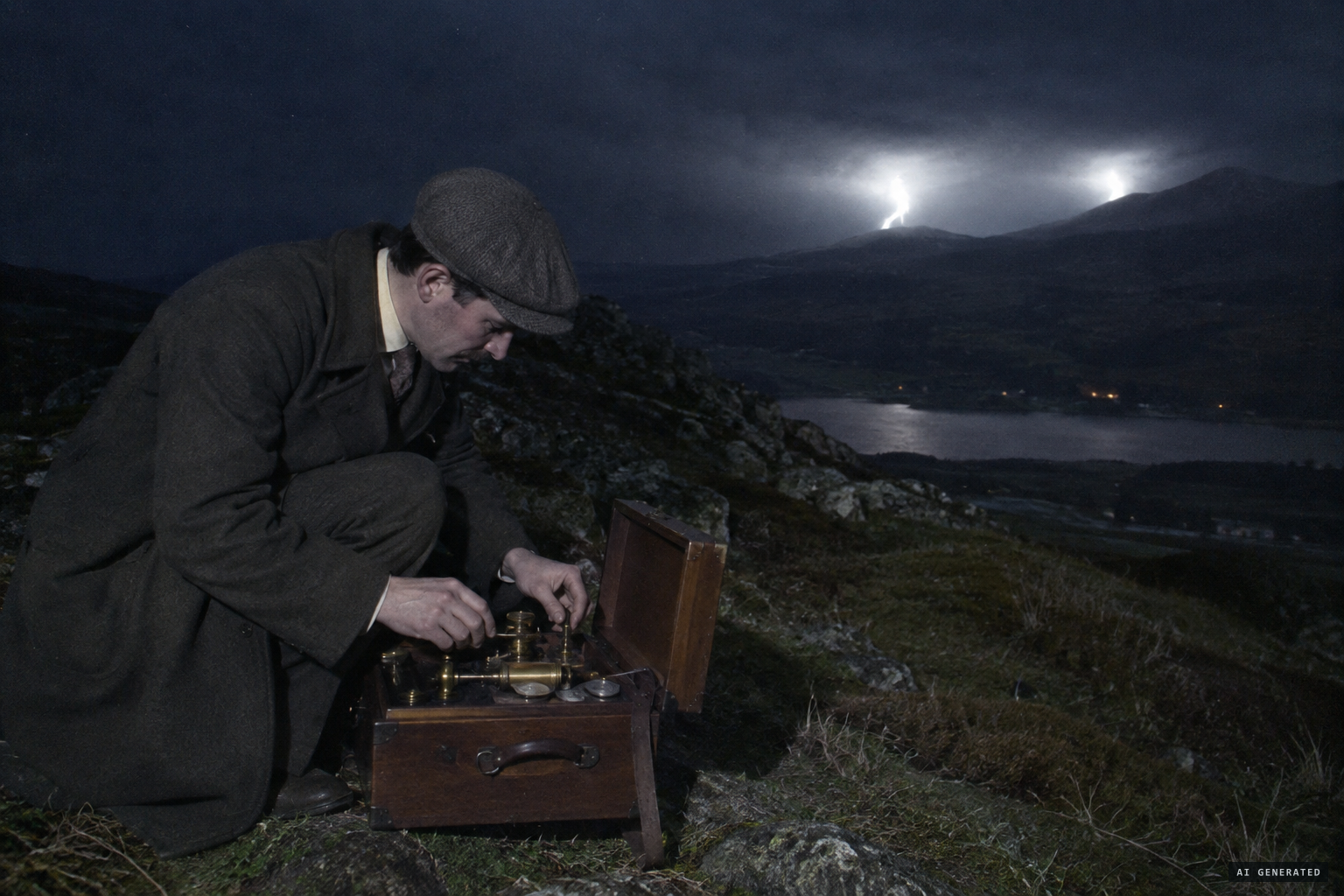 Bernard Redwood's instruments do not respond to the flashes