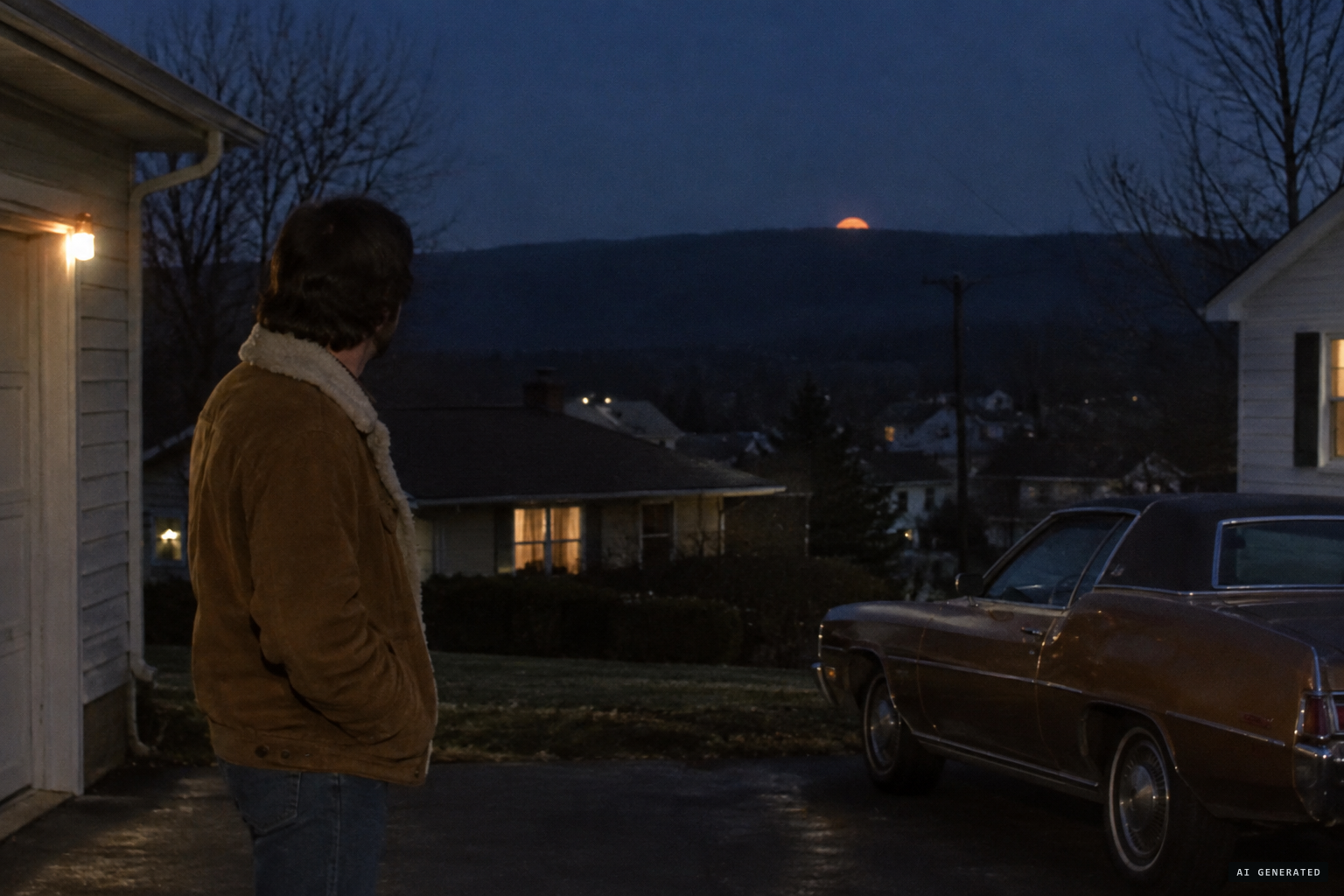 Townspeople see 'an orange glow, like a half-moon' over Tuttle Hill