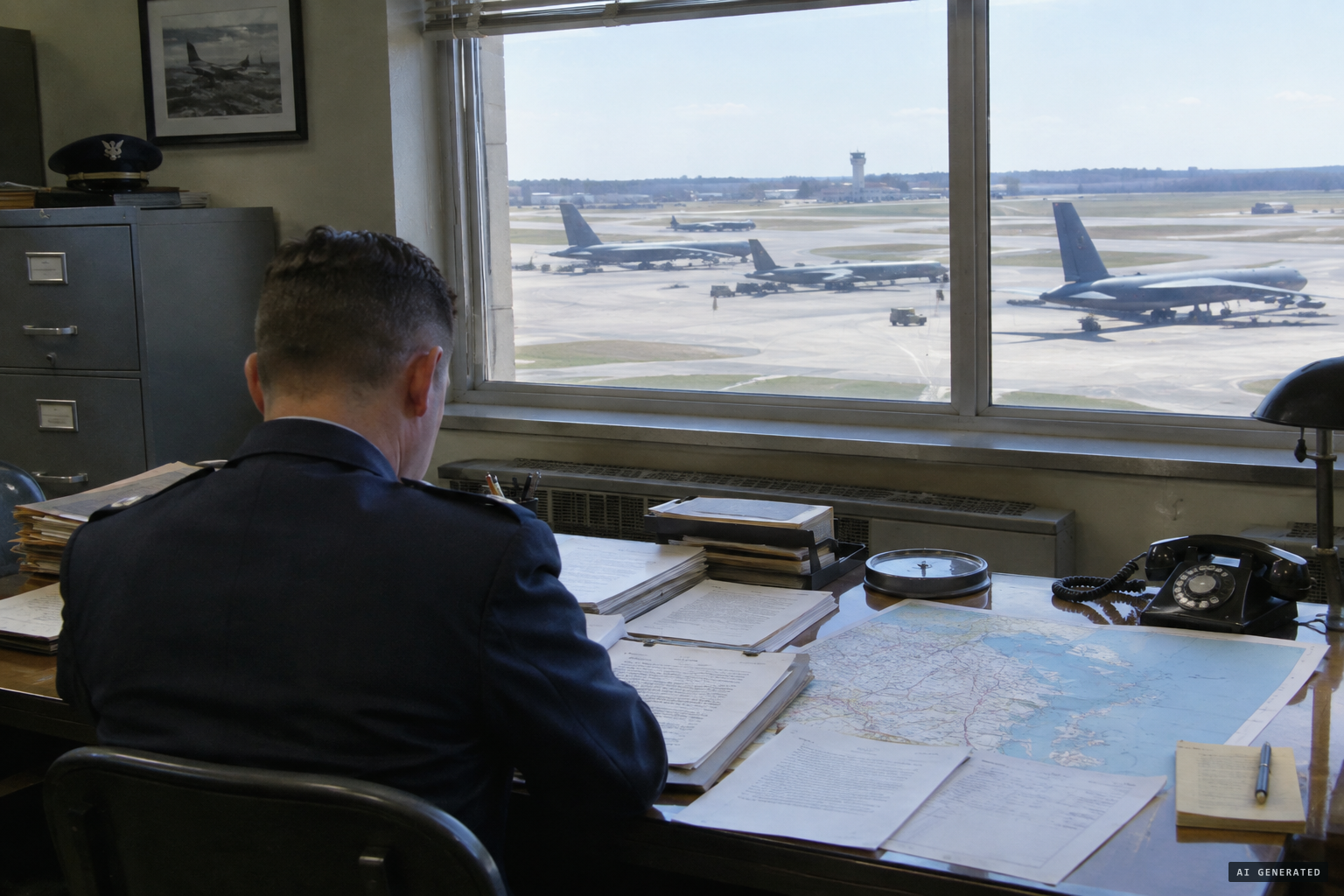 Pease AFB reports to Project Blue Book that it cannot find a probable cause