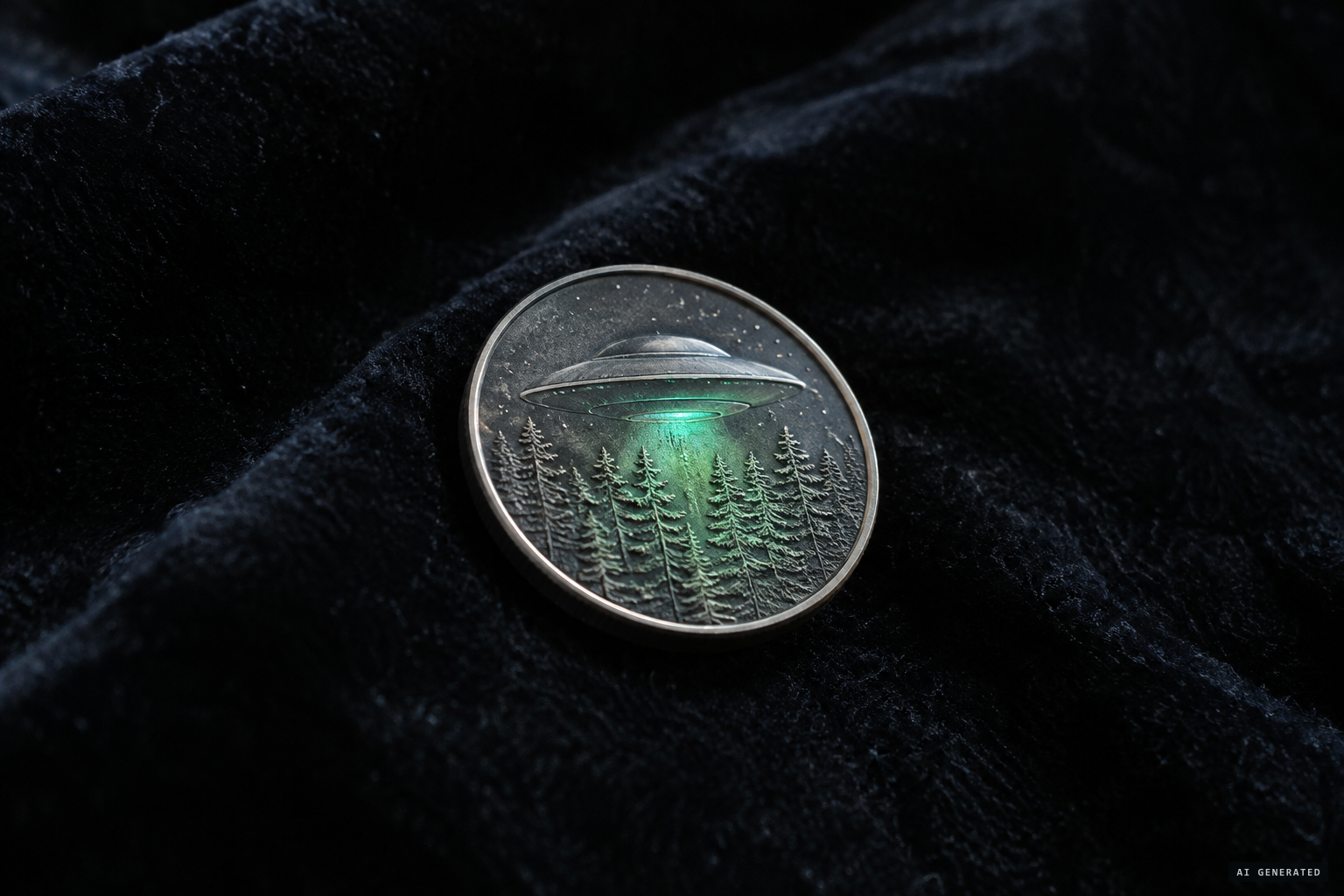 The Royal Canadian Mint's 2018 glow-in-the-dark coin