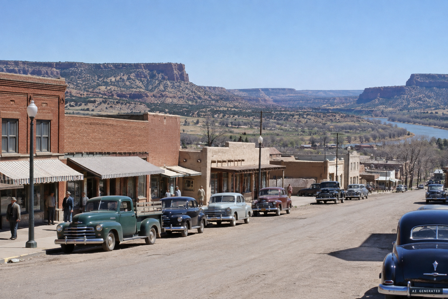 Farmington, a small town in the Four Corners country of northwest New Mexico