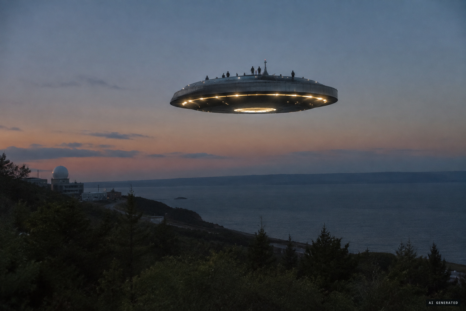 Saturday 27 June: the object returns, figures on its deck