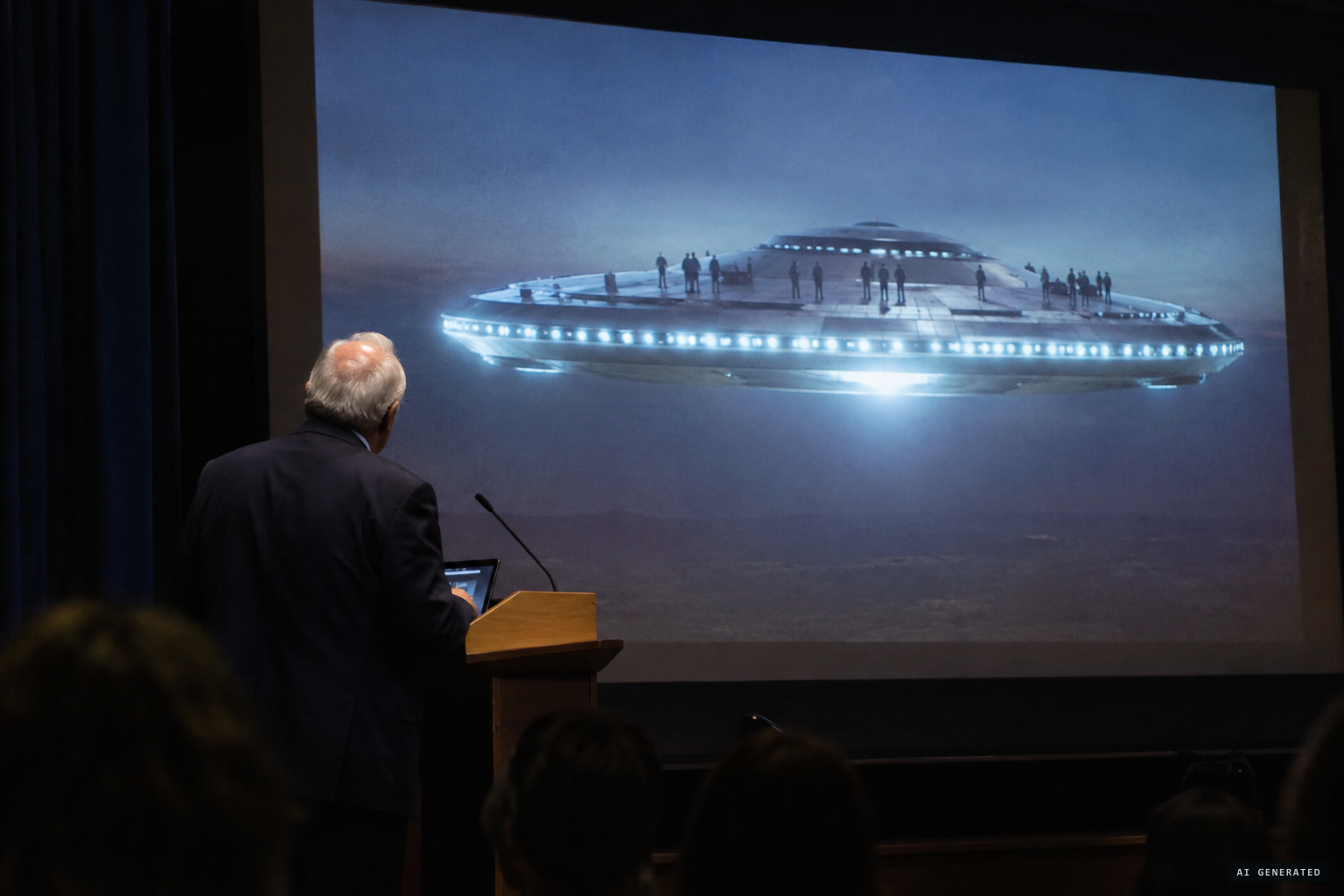 Gill's last lecture in 2003: the figures, he thought, were angels