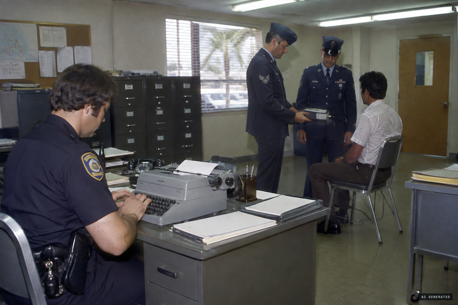 A police report is filed, and a team from Homestead Air Force Base checks Cárdenas for radiation