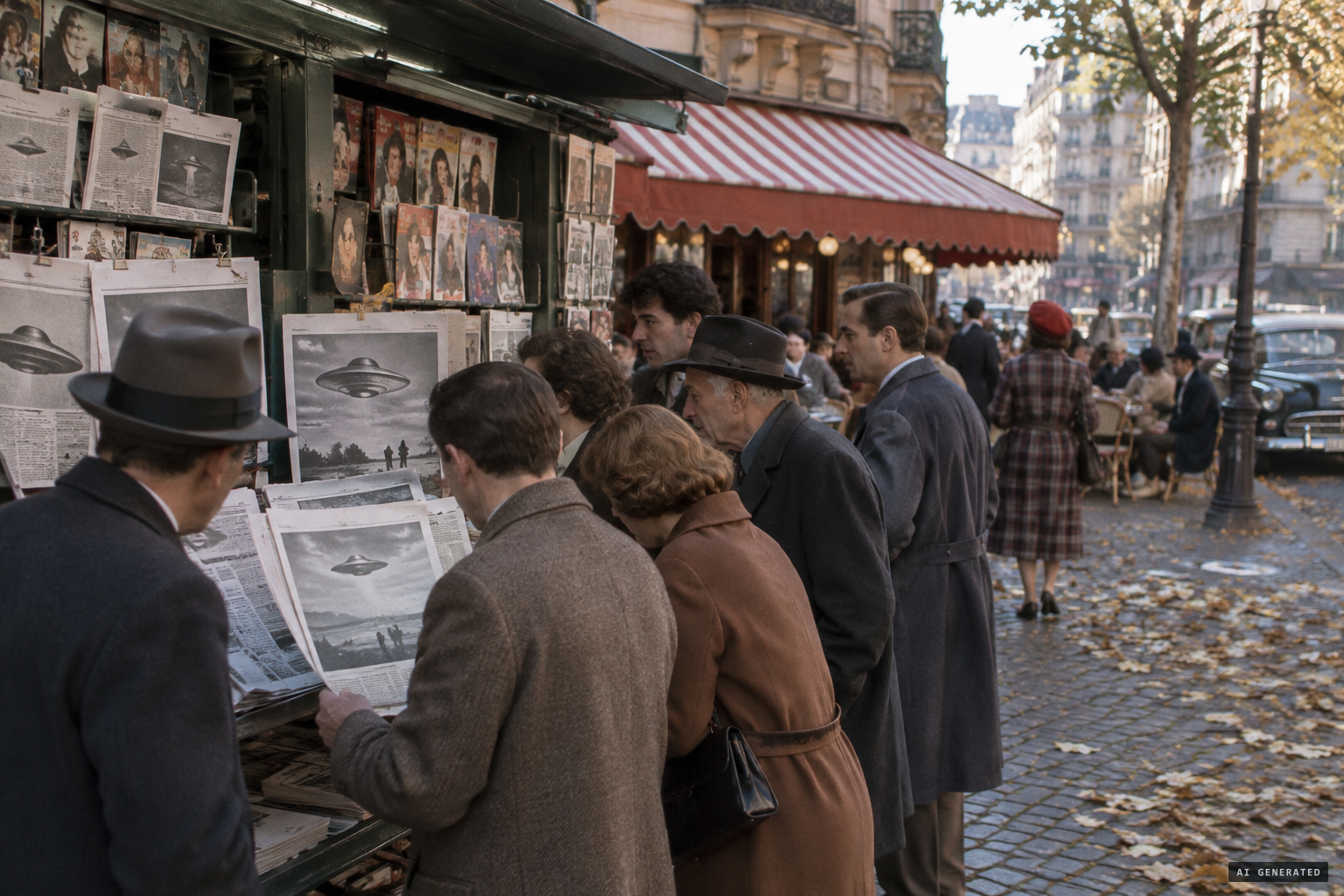 Autumn 1954: a flying saucer wave sweeps Europe