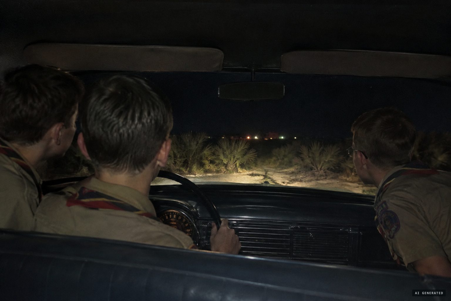 Fuzzy lights 'like the cabin windows of an airliner' seen from Military Trail