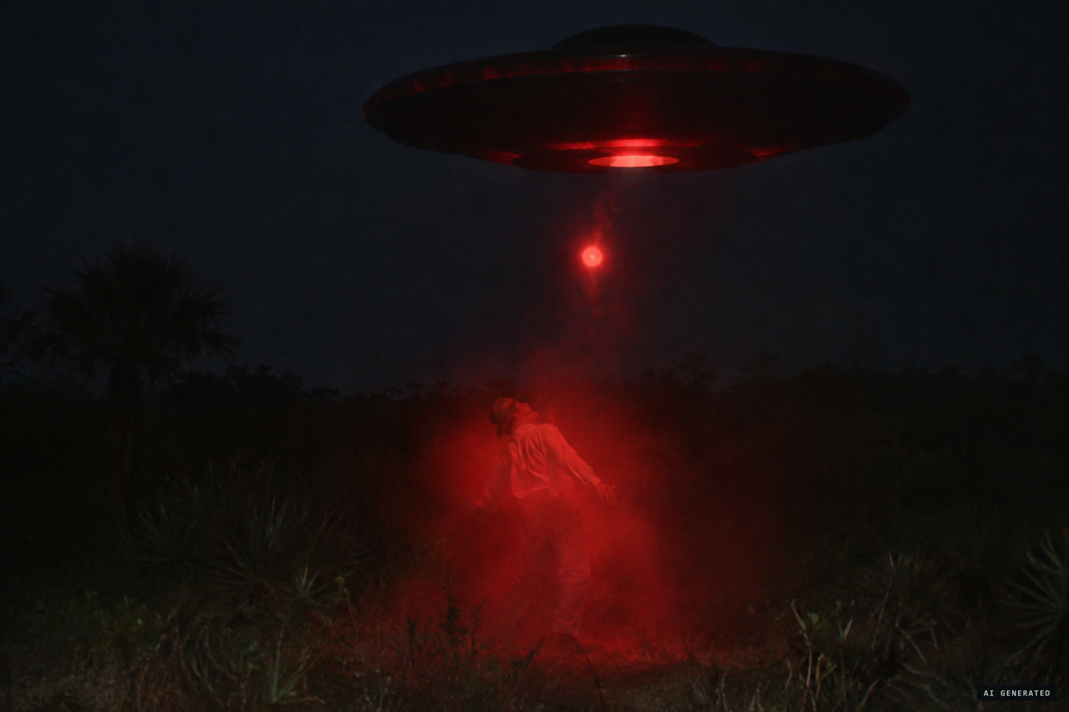 The ball of red fire that became a red mist and engulfed him