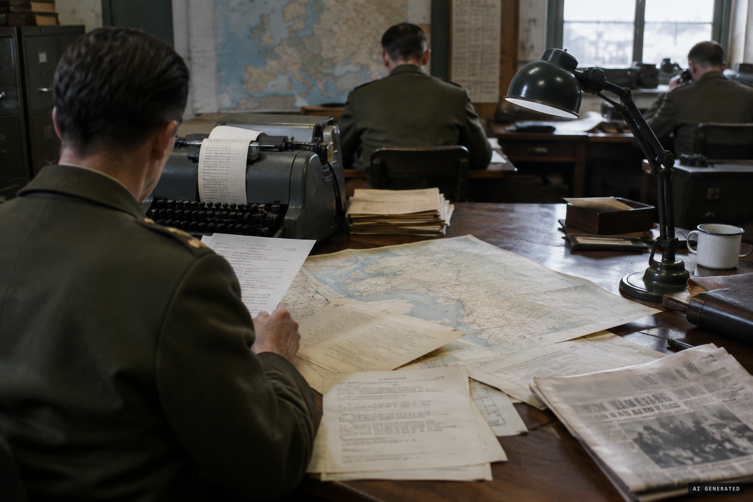 The reports climb the chain of command to SHAEF and the Air Ministry