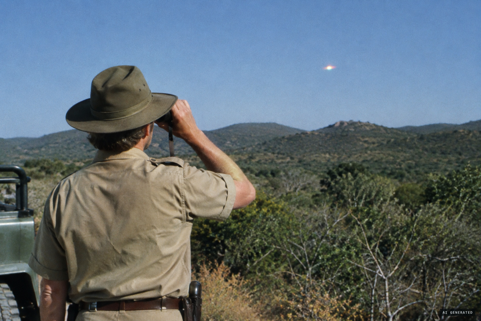 Park ranger R. L. Brown watches an object for about 20 minutes