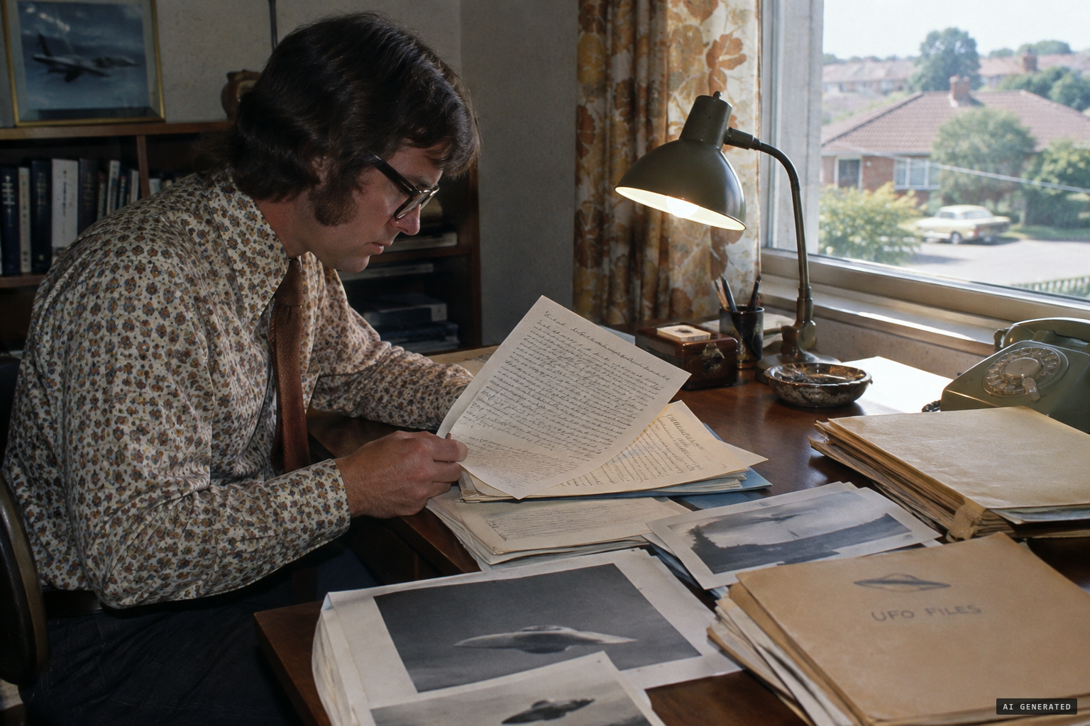 Bill Chalker receives a copy of Birmingham's memorandum in 1975