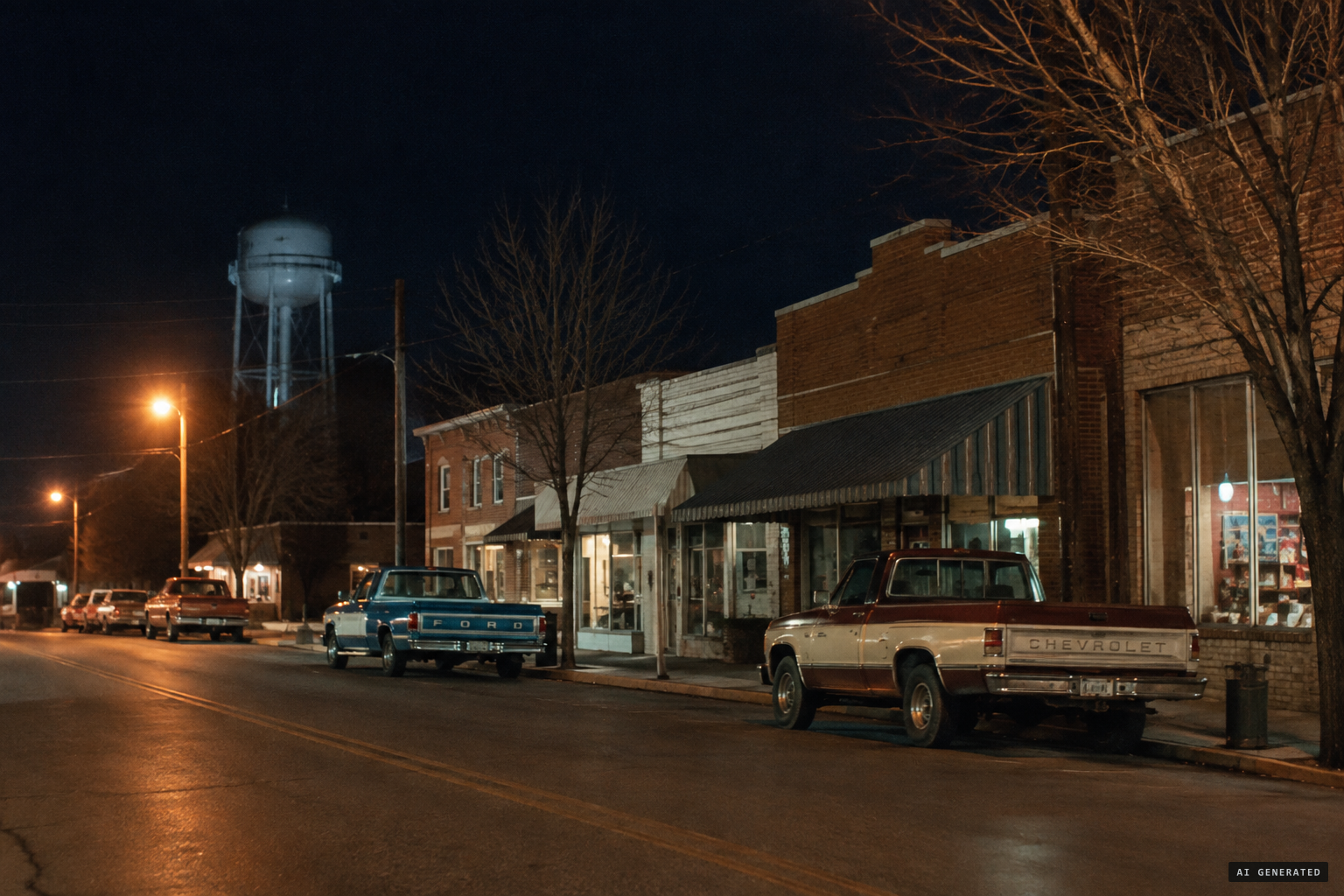 Fyffe, a small town on Sand Mountain, February 1989