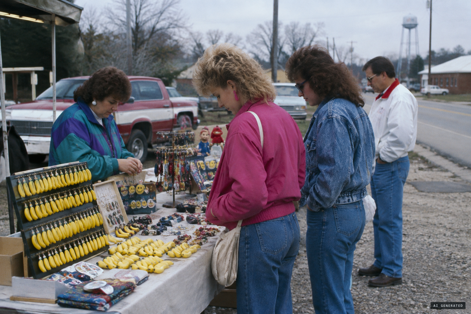 Ridicule follows, with banana-shaped earrings on sale