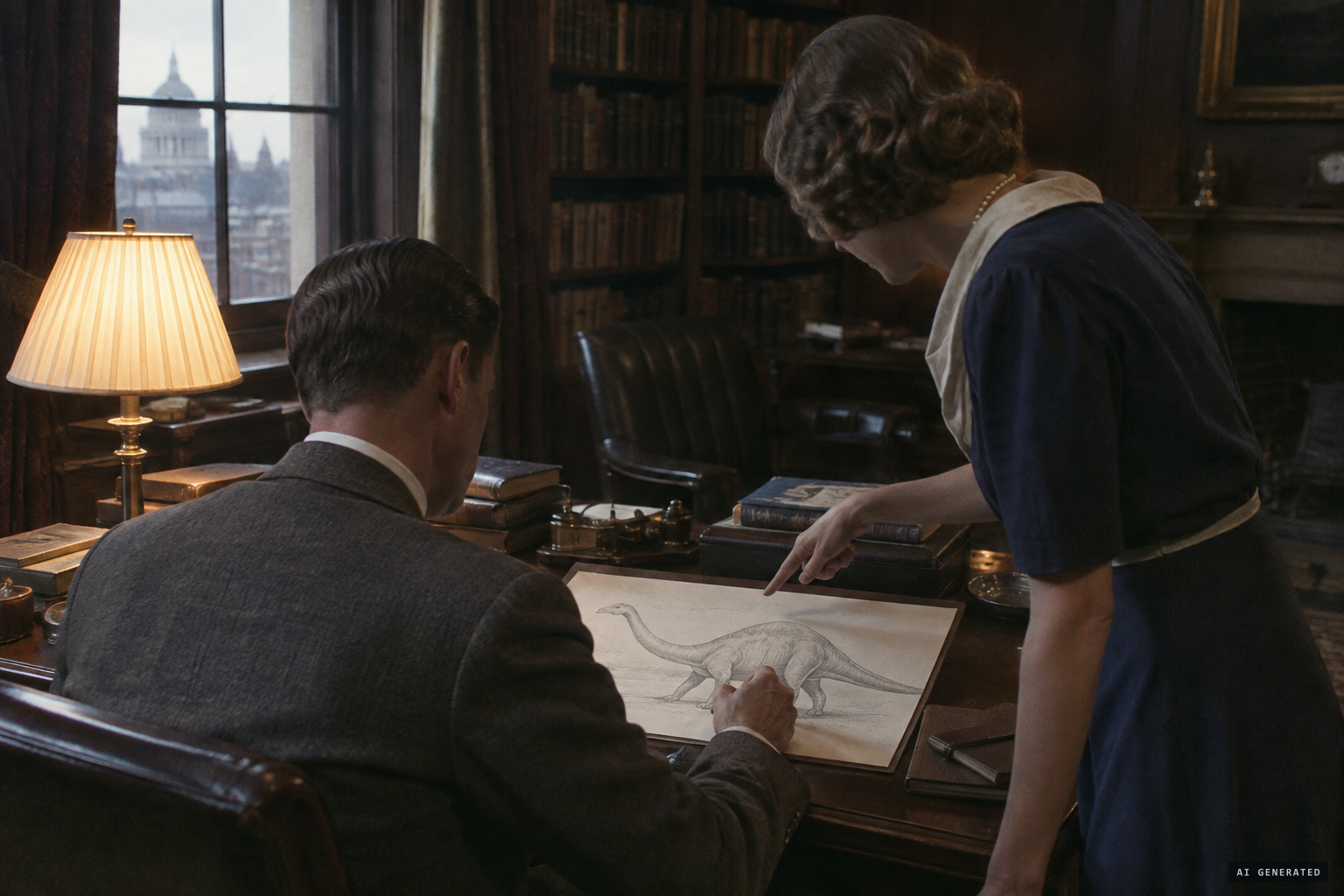 Gould has a drawing of the creature made under the witnesses' direction