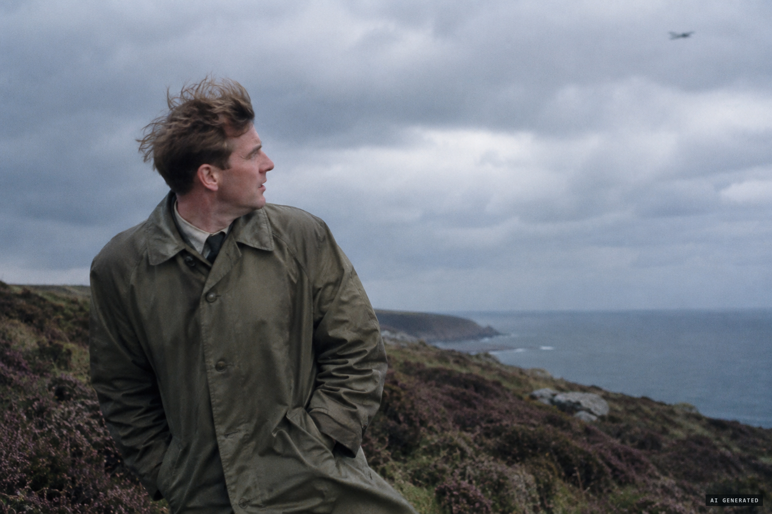 Windy Holdstone Down: out of the corner of his eye, something in the sky