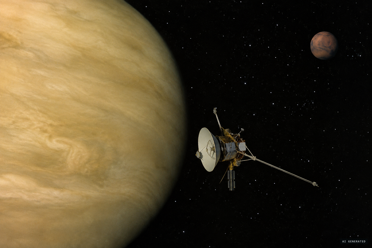 Space probes showed Venus and Mars could not support life as he described