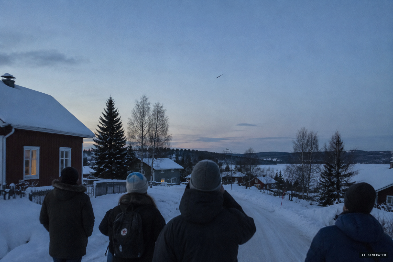 February 1946: observers in Finland see something cross the sky