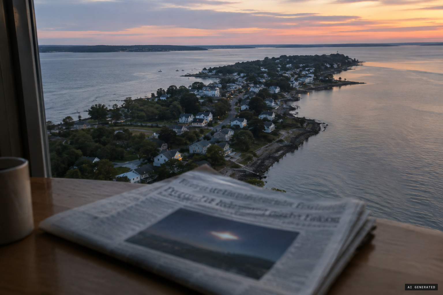 Gulf Breeze, where the Sentinel printed Mr. X's letter and photos in November 1987