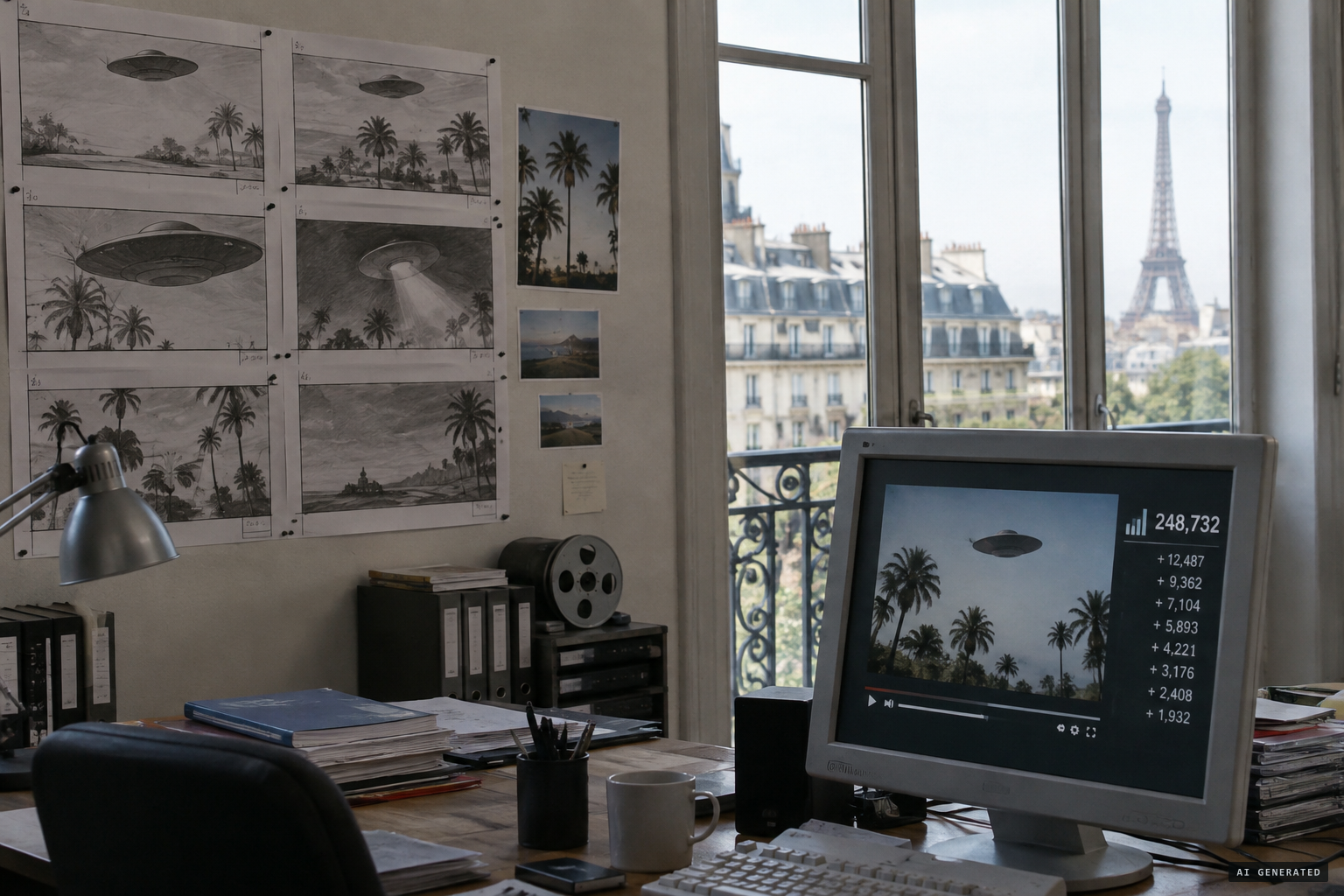The videos were research for a feature film about a UFO hoax