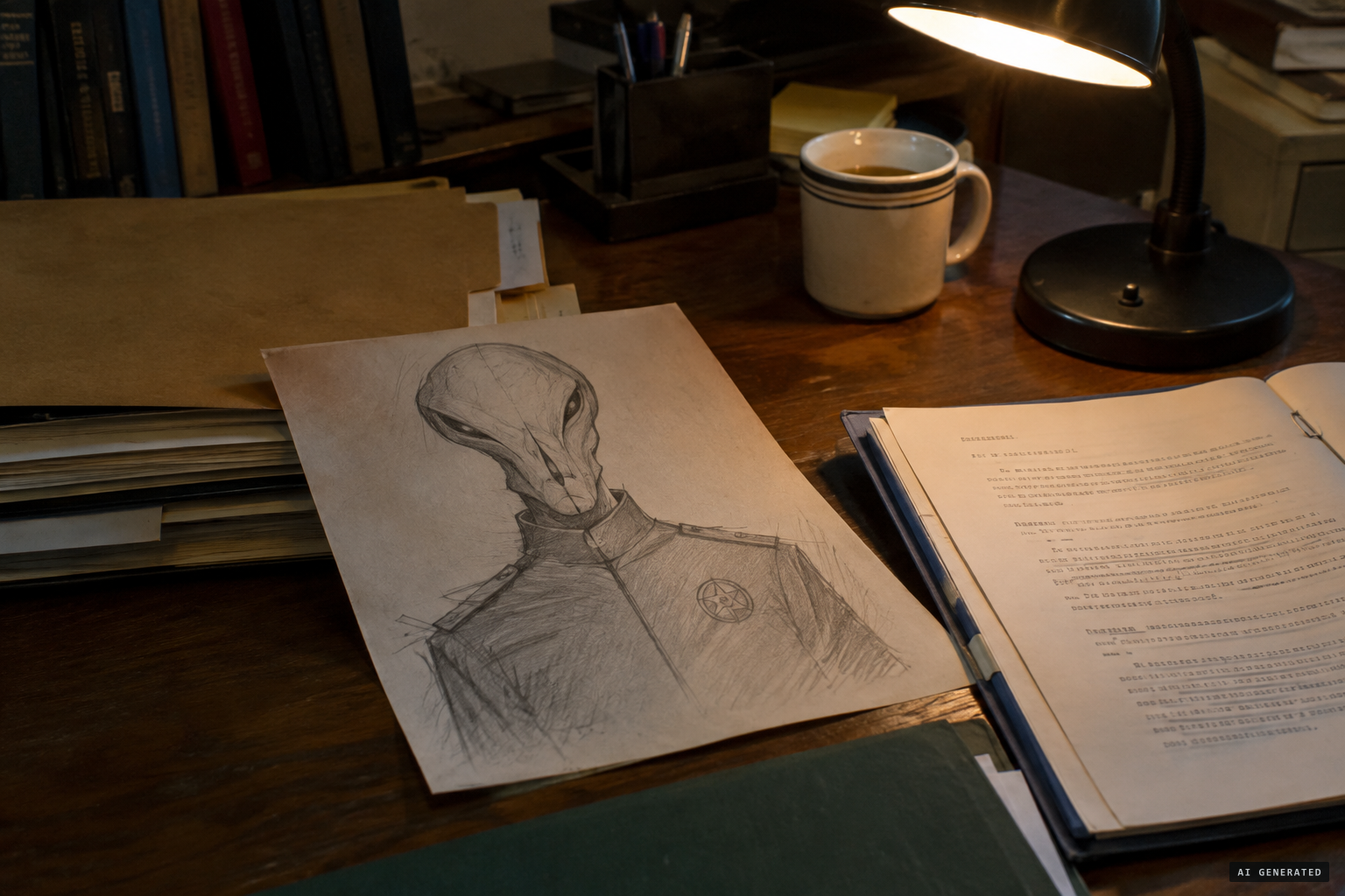Schirmer's alien sketch and the Condon file at the centre of the debate